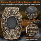 Waterproof Winch Cover for 8500-12000 lb Winches, Camouflage - Image 4