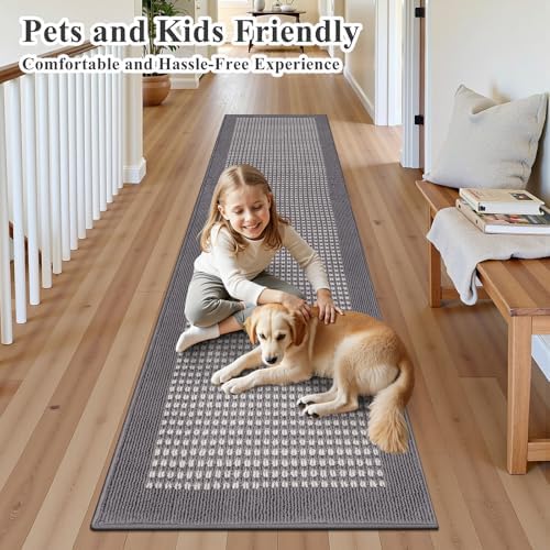 Ileading Hallway Runner Rug 2'x10' Heavy-Duty Durable Entryway Floor Mat - Image 2