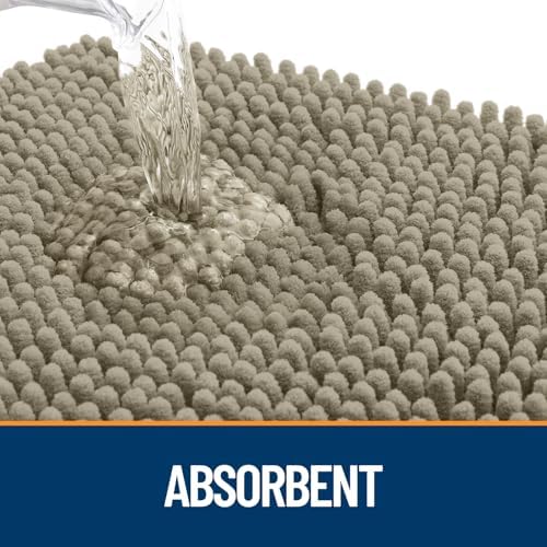OLANLY Dog Door Mat for Muddy Paws 54x32, Super Absorbent Chenille Mud Mat - Image 3