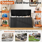 Outdoor Storage Box, Resin Deck Boxes Indoor and outdoor, Waterproof Storage - Image 3