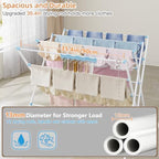 Drying Rack Clothing, 35.4in Long Drying Poles Large Clothes Drying Rack - Image 4