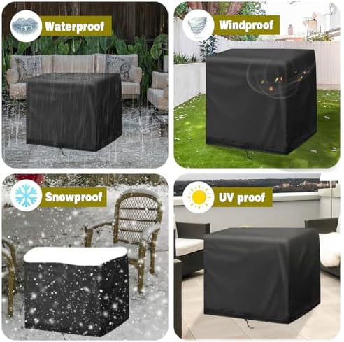 End Tables Cover, Outdoor Side Table 18.9x11.8x23.6in - Image 7