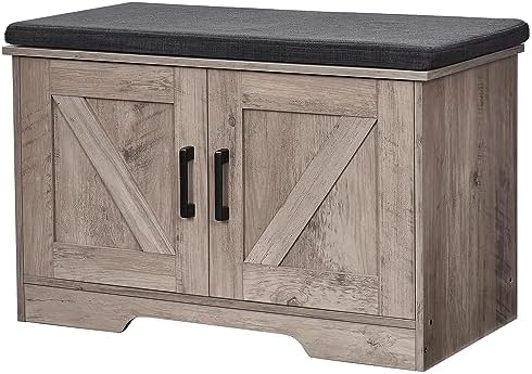 HOMSHO Farmhouse Shoe Storage Bench by HOMSHO
