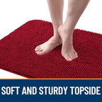 OLANLY Dog Door Mat for Muddy Paws 36x24, Super Absorbent Chenille Mud Mat - Image 4