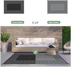 GENIMO Outdoor Rug, Waterproof Plastic Rugs - Image 4