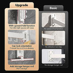 ZdwCyl Clothes Drying Rack, Laundry Drying Rack Wall Mount, Wall Mounted - Image 2