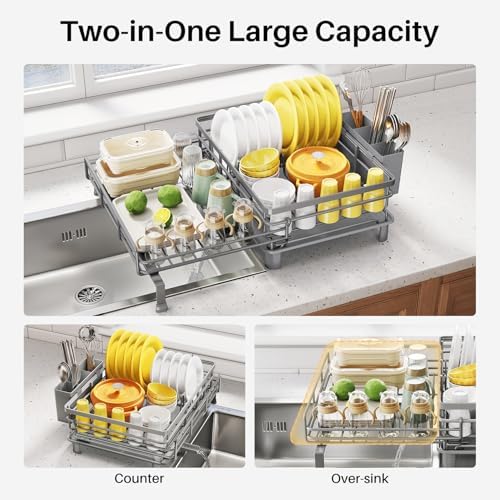 SNTD Expandable Dish Drying Rack - Image 3