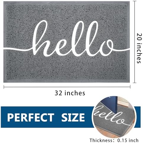 EARTHALL Funny Hello Mats Outdoor, Front Door Mat - Image 2