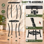 TOSKING 2-Tier Tall Metal Plant Stand, Indoor Outdoor - Image 4