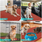 OLANLY Dog Door Mat for Muddy Paws 35x24, Super Absorbent Chenille Mud Mat - Image 7