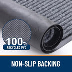 OLANLY 2-Pack Front Door Mats 35x23, Waterproof Heavy-Duty Doormats - Image 3