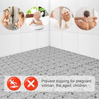 MYFAMIREA Modular Interlocking Cushion 8 Pack 11.8" x 11.8" Rubber Floor Tiles - Image 6