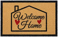 Gardenised Heavy Duty Coco Coir Doormat Non Slip PVC Baking Embossed Welcome by Gardenised