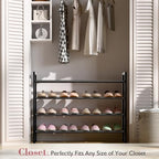 Bumusty 4 Tier Expandable Shoe Rack - Image 2