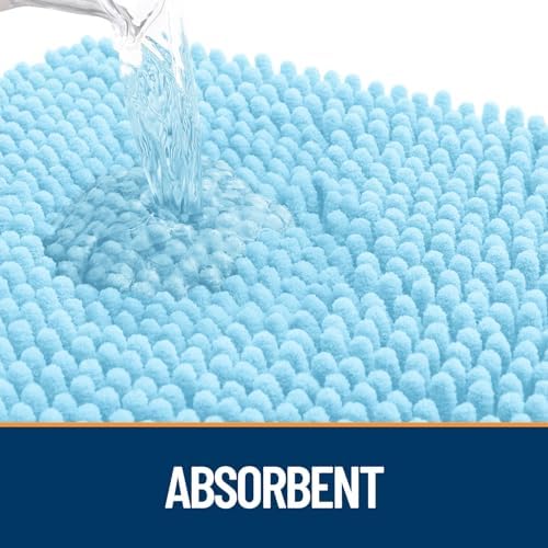 OLANLY Dog Door Mat for Muddy Paws 36x24, Super Absorbent Chenille Mud Mat - Image 3