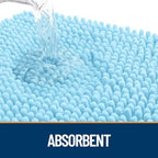 OLANLY Dog Door Mat for Muddy Paws 36x24, Super Absorbent Chenille Mud Mat - Image 3