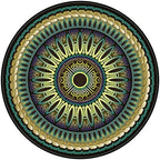 Chair Mat for Hardwood Floor Anti-Slip Floor Protector Round Gaming Computer - Image 2