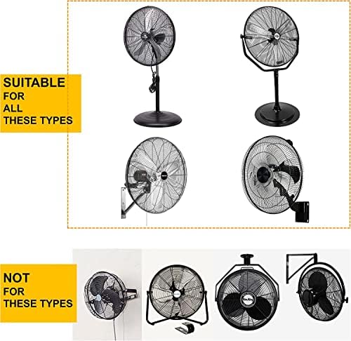 Fan Cover - Outdoor Waterproof Fan Covers - Outside Large Stand up Pedestal and - Image 6