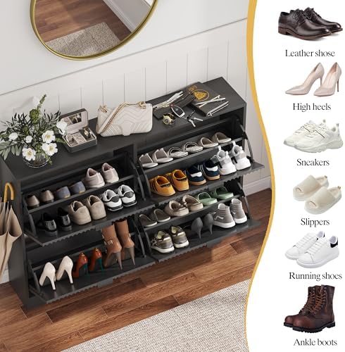 HUANLEGO Shoe Cabinet Storage for Entryway - Image 4