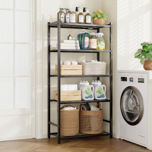 Storage Shelves, 5-Tier Metal Shelving Unit - Image 2