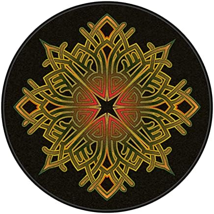 Chair Mat for Hardwood Floor Anti-Slip Floor Protector Round Gaming Computer - Image 2