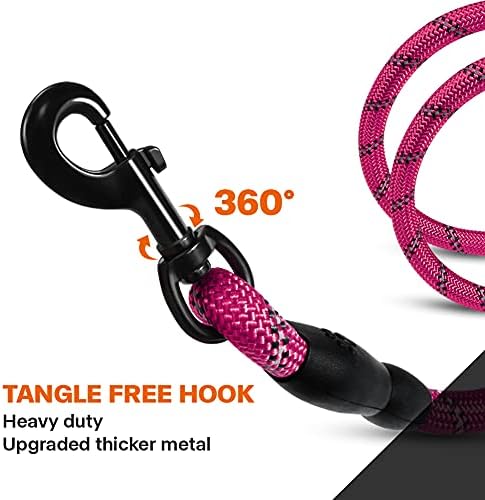 Taglory Rope Dog Leash for Medium Large Dogs, 5 FT Padded Handle - Image 6