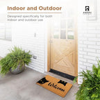 Coir Welcome Mat, Welcome Cats, 24 x 36 in - Image 4