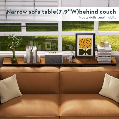 WOHOMO 63 in Entryway Table Modern Sofa Table - Image 6
