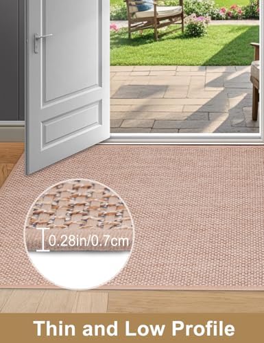Indoor Door Mat 20"x32", Reusable Non-Slip Self-Adhesive Backing - Image 2