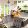 Goovilla Plastic Interlocking Deck Tiles, 9 Pack, Dark Coffee by Goovilla