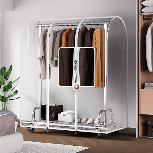 HOKEEPER Clothes Rack with Cover Clothing Racks - Image 2