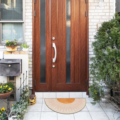 Mingnei Boho Sun Linen Doormat Door Mat - Image 6