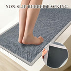 Braided Rug Doormat Grey 31"x47", Non‑Slip Rug - Image 6