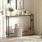 47.2" Console Table, Narrow Entryway Table, Skinny Sofa Table, Behind CouchTable - Image 2