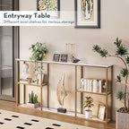 WOHOMO 63 in Entryway Table Modern Sofa Table - Image 2