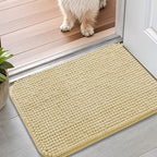 Smiry Dog Door Mat for Muddy Paws 24x16, Absorbent Low-Profile Doormats by Smiry