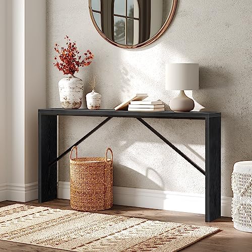 MAHANCRIS Console Table, 62.2"Long Sofa Table Behind Couch - Image 4