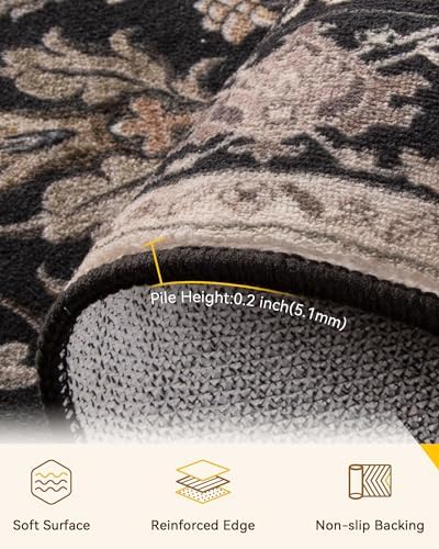 RELEANY Washable Area Rug, Large 9'x12' - Image 5