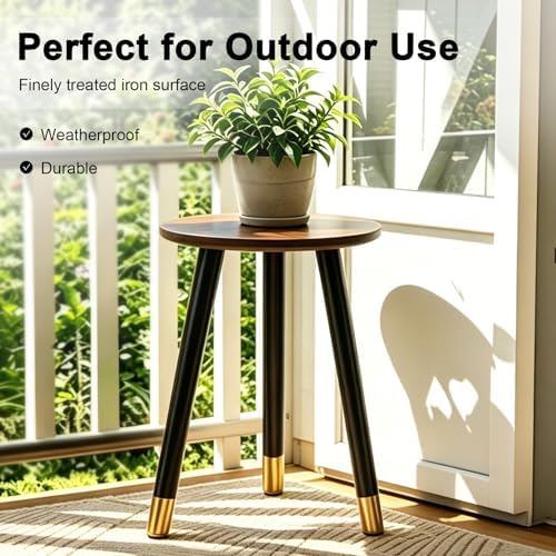 2-Pack Mid Century Plant Stand for Indoor Plants, Modern Metal Flower Pot - Image 5