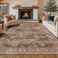 Hazo Haus Brown 9x12 Living Room Rug by HazoHaus