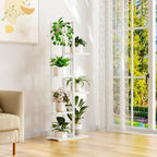ROMGUAR CRAFT 6 Tier Bamboo Plant Stand Indoor, Tall Flower Holder - Image 6