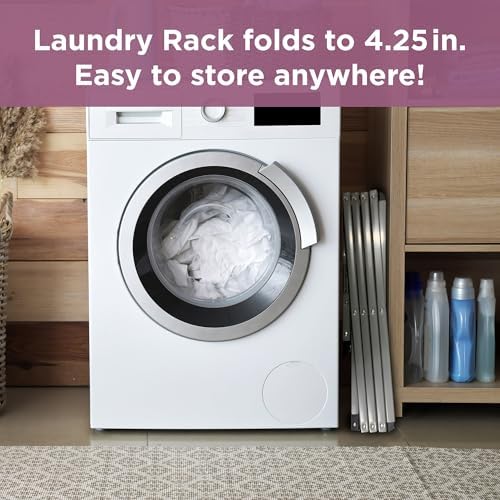 BLACK+DECKER 4-Tier Expandable Collapsible Clothes Drying Rack, Telescopic - Image 6