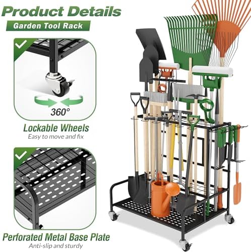 Garden Tool Organizer Rack - Image 6