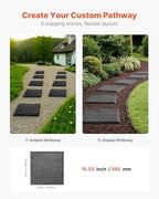 VEVOR Garden Stepping Stones, Decorative Stepping Stones - Image 6