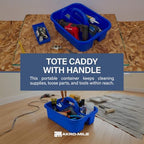 Akro-Mils 09185 Plastic Tote Tool & Supply Cleaning Caddy - Image 2