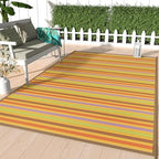 GENIMO Fall Decor Outdoor Rug, Plastic Rugs by GENIMO