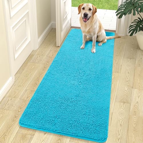 OLANLY Dog Door Mat for Muddy Paws 70x24, Super Absorbent Chenille Mud Mat by OLANLY