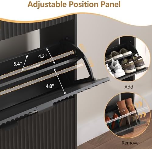 HUANLEGO Shoe Cabinet Storage for Entryway - Image 6