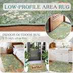 Floral Outdoor Rug - Image 4