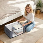 Fab totes 35L Closet Organizers, Foldable Under Bed Storage Containers - Image 4